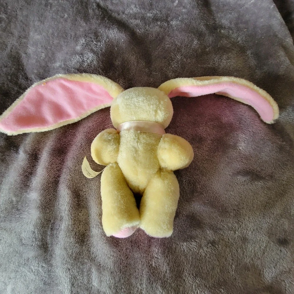 Vintage Maxson Import Plush Bunny Unisex Small Cream Excellent Floppy Ears